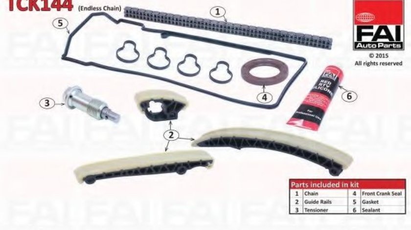 Chit lant de distributie MERCEDES C-CLASS T-Model (S203) (2001 - 2007) FAI AutoParts TCK144 piesa NOUA