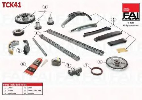 Chit lant de distributie NISSAN ALMERA II (N16) (2000 - 2016) FAI AutoParts TCK41 piesa NOUA