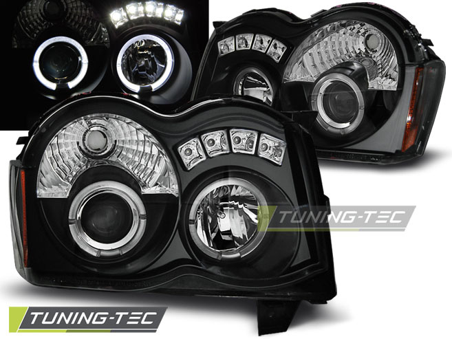 CHRYSLER JEEP GRAND CHEROKEE 08-10 ANGEL EYES BLACK