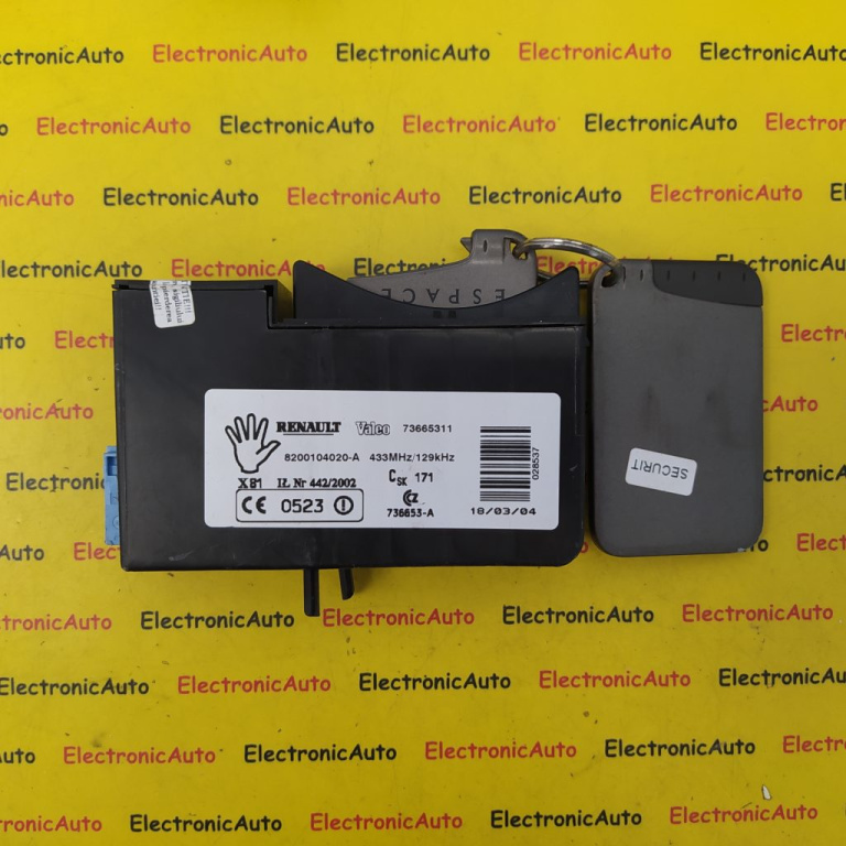 Cititor + Card Renault Espace, 8200104020, 73665311