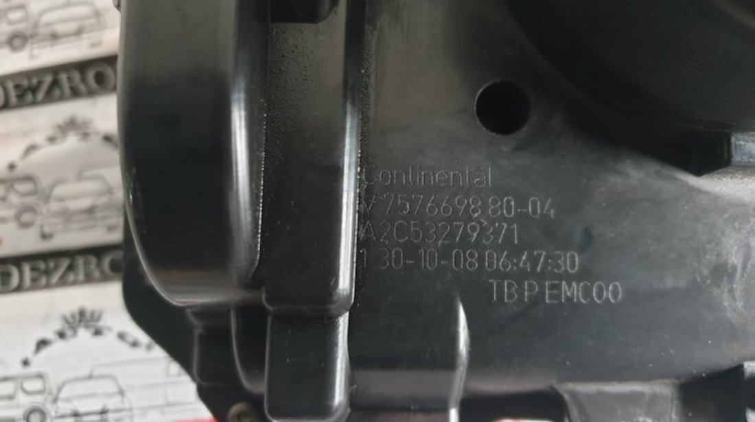 Clapeta acceleratie Peugeot 207 1.4 72cp cod piesa : V757669880