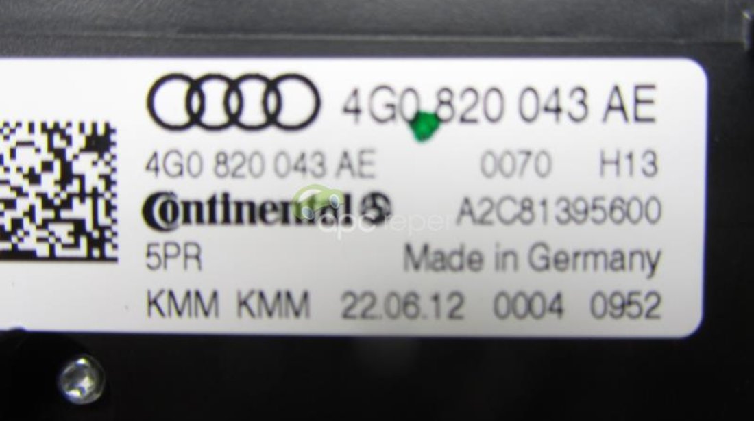Climatronic Audi A6 4G , A7 Original cod 4G0820043Ae