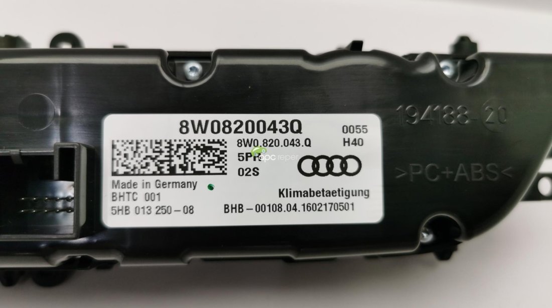 Climatronic Original Audi A4 B9 8W / A5 8W / Q5 FY - Cod: 8W0820043Q