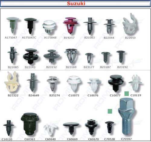 Clipsuri,cleme,nituri,agrafe,prezoane roata si alte elemente de fixare gama SUZUKI ⭐⭐⭐⭐⭐