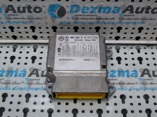 Cod oem: 1K0909605N, calculator airbag Seat Leon (1P1) 2.0tdi 16V, BKD