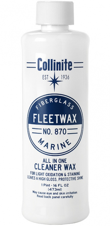 Collinite Fiberglass Fleetwax Marine All In One Cleaner Wax 870 Ceara Ambarcatiuni 473ML CO-870