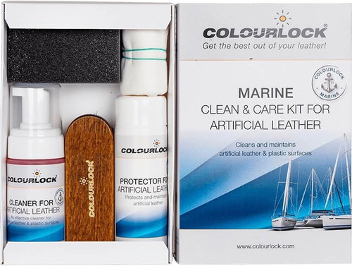 Colourlock Marine Clean and Care Kit for Artificial Leather Kit Intretinere Piele Artificiala / Plas...