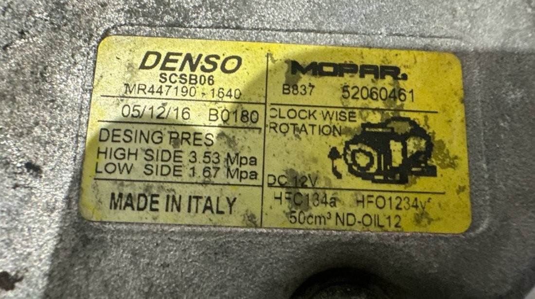 Compresor AC 52060461 Lancia Ypsilon III (312) 1.2 69 cai