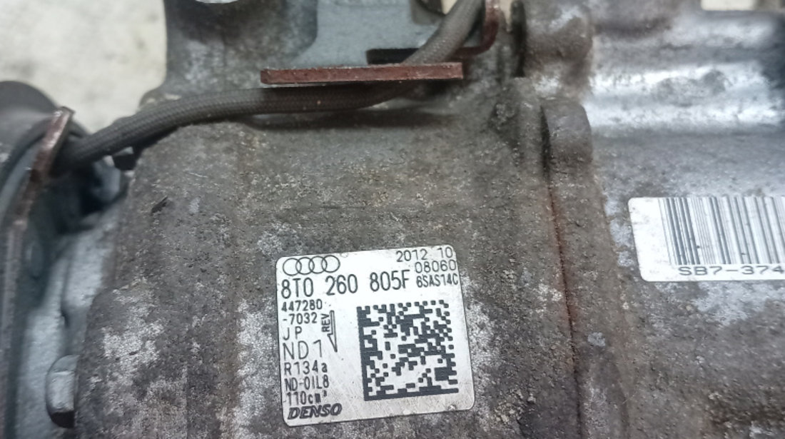 Compresor AC Audi A4 B8 2.0 2012, 8T0260805F / MUFA DEFECTA