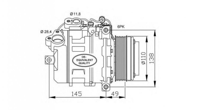 Compresor ac BMW 5 (E60) 2003-2010 #2 0600K387