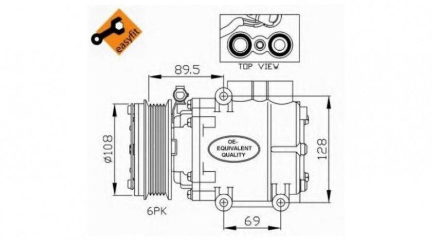 Compresor ac Ford MONDEO Mk II limuzina (BFP) 1996-2000 #2 1406036