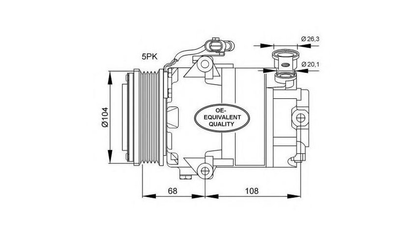 Compresor ac Opel ASTRA G cupe (F07_) 2000-2005 #2 09165714