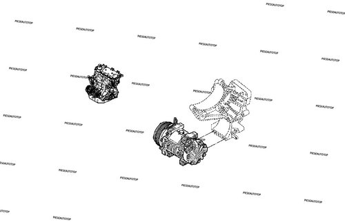 Compresor AC Renault Symbol 2 1.6 16V 2008-2012 NOU