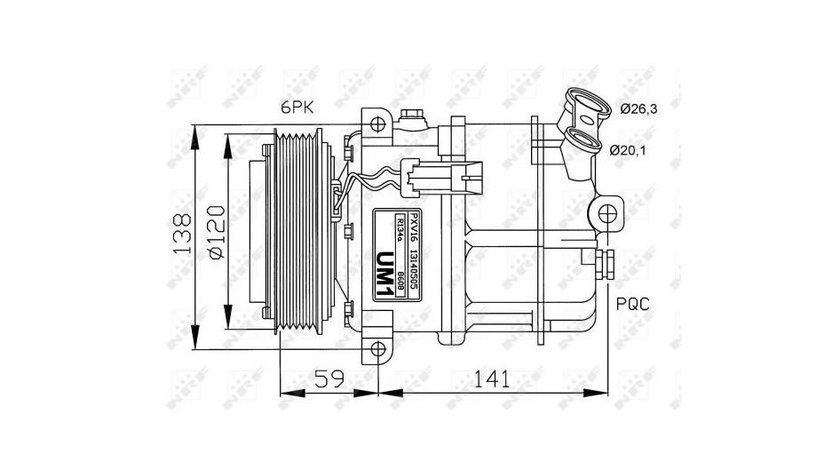 Compresor ac Saab 9-3 combi (YS3F) 2005-2016 #2 1073