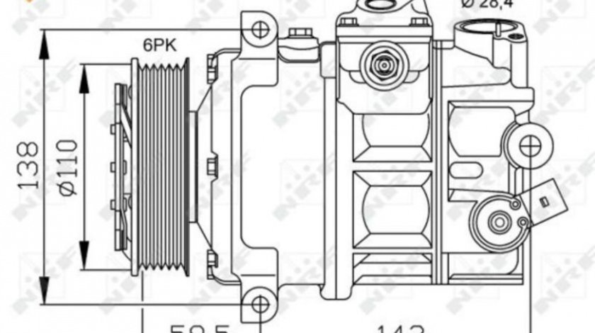 Compresor ac Volkswagen VW POLO (6R, 6C) 2009-2016 #2 1601