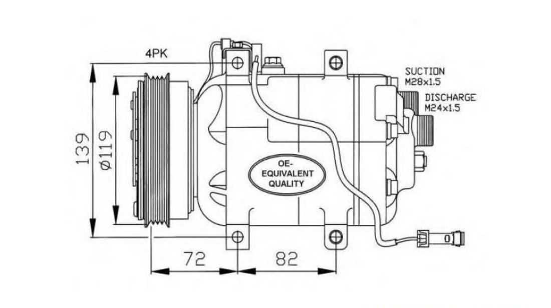 Compresor aer conditionat Audi AUDI A4 (8D2, B5) 1994-2001 #2 0300K177