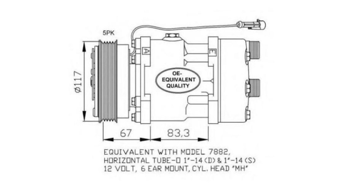 Compresor aer conditionat Citroen RELAY caroserie (230L) 1994-2002 #2 32779