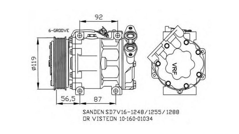Compresor aer conditionat Volvo C30 2006-2012 #2 101VO16009