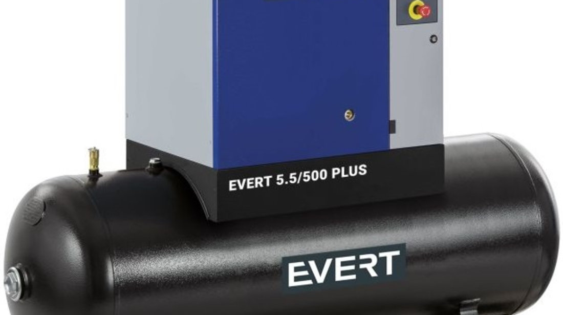 Compresor Aer Evert 500L, 400V, 5.5kW EVERT5,5/500 ES4000