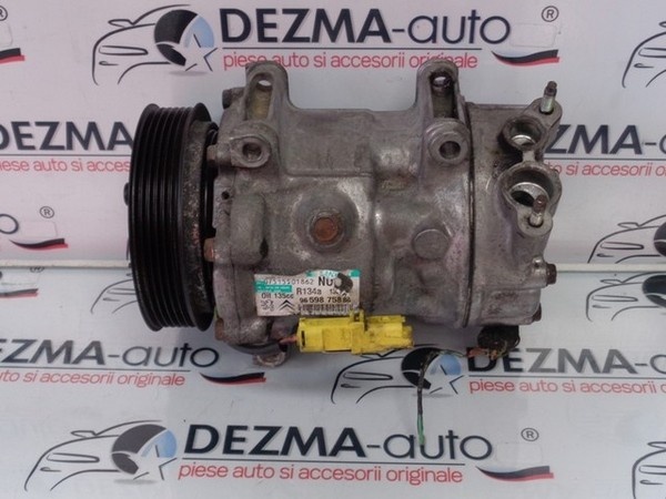 Compresor clima 9659875880, Peugeot 206, 1.6hdi, 9HZ