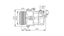 Compresor clima BMW 3 cupe (E46) 1999-2006 #2 0600...