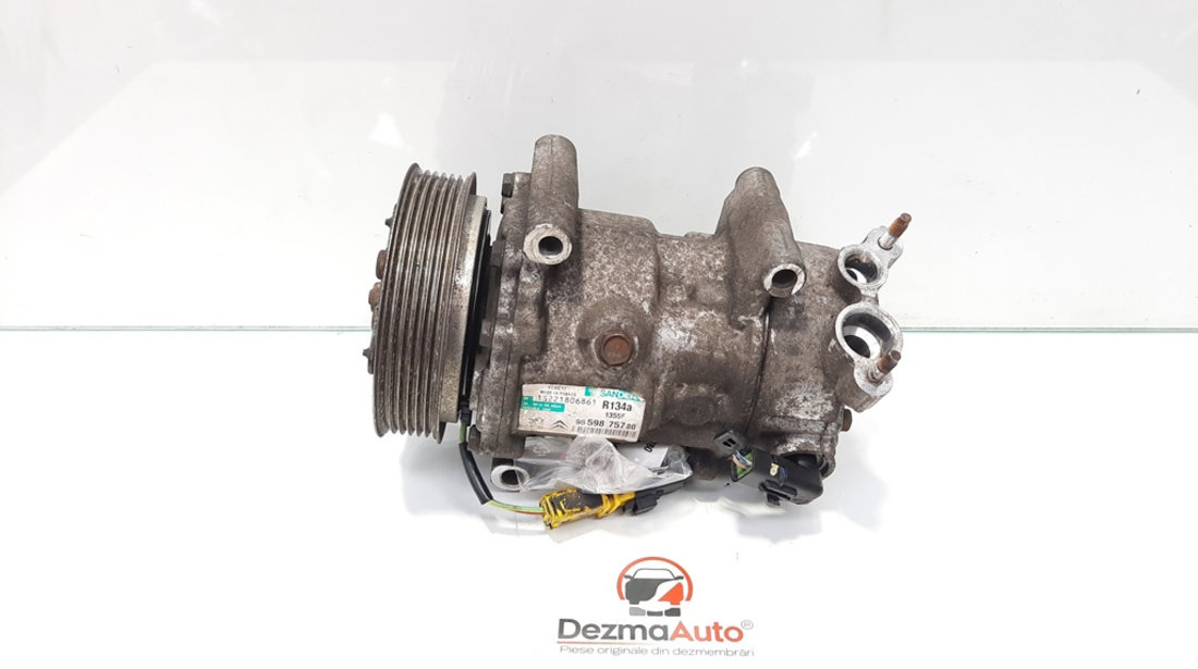 Compresor clima, Citroen C3 (I) [Fabr 2002-2009] 1.4 B, KFV, 9659875780 (pr:117994)