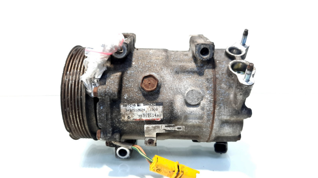 Compresor clima, cod 9651911480, Peugeot 307 SW, 1.6 HDI, 9HZ (id:521699)