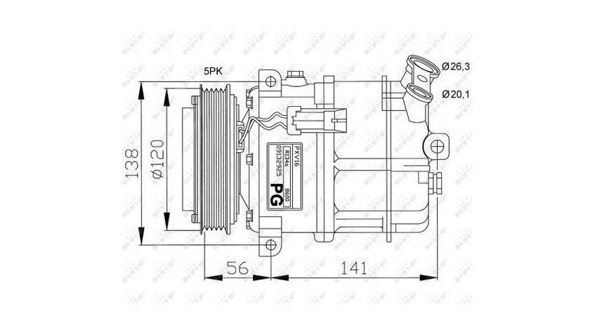 Compresor clima Opel VECTRA B hatchback (38_) 1995-2003 #2 09132925