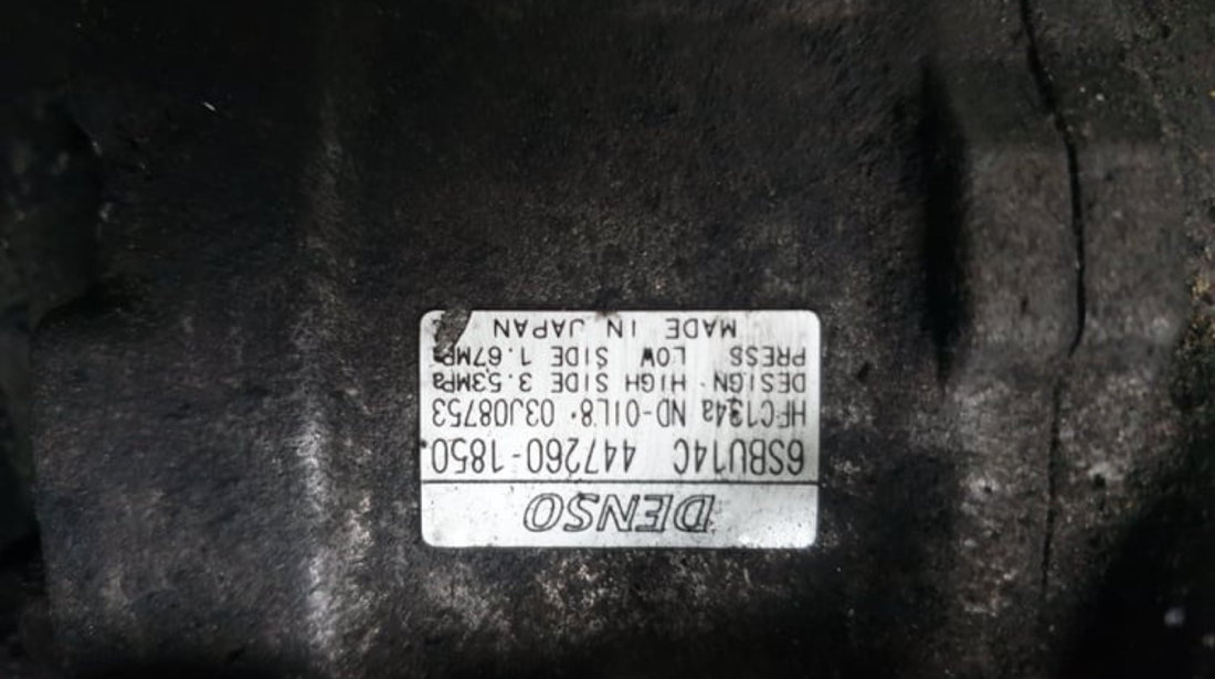 Compresor clima original DENSO BMW Seria 3 E90 2.0 320d 177cp cod piesa : 447260-1850