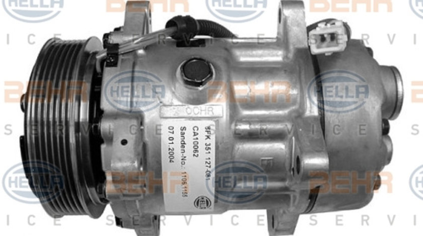 Compresor, climatizare (8FK351127081 HELLA) Citroen,FIAT,LANCIA,PEUGEOT