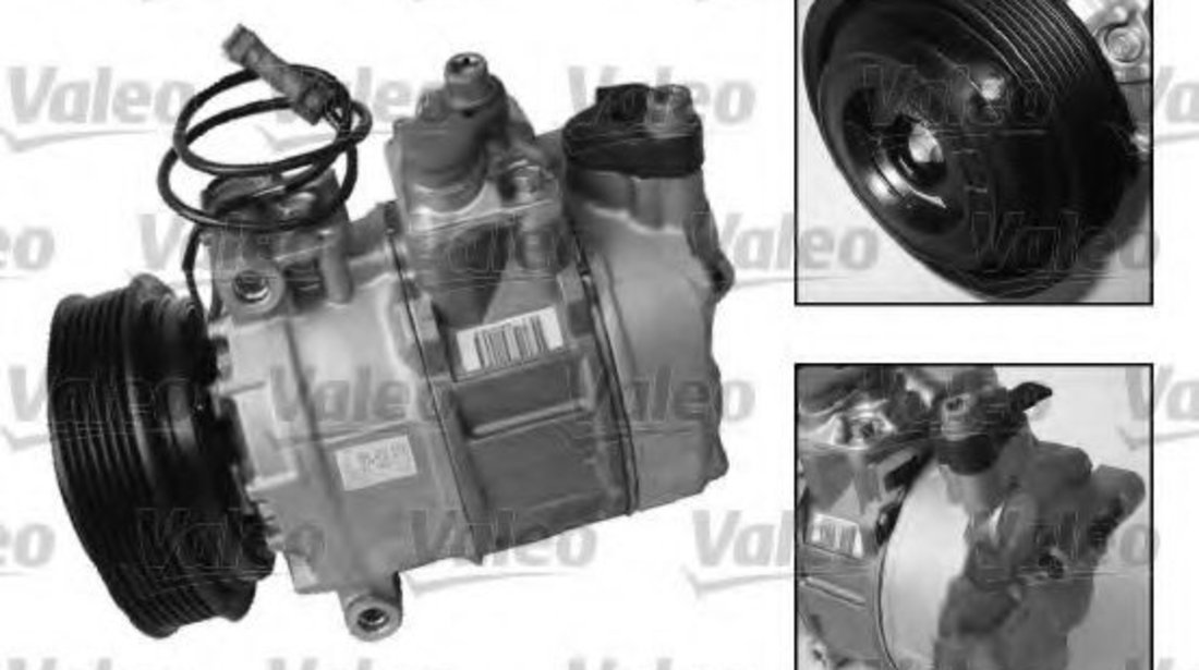 Compresor, climatizare AUDI A4 (8D2, B5) (1994 - 2001) VALEO 813166 piesa NOUA