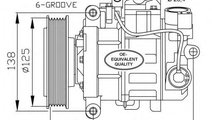 Compresor, climatizare AUDI A4 (8K2, B8) (2007 - 2...