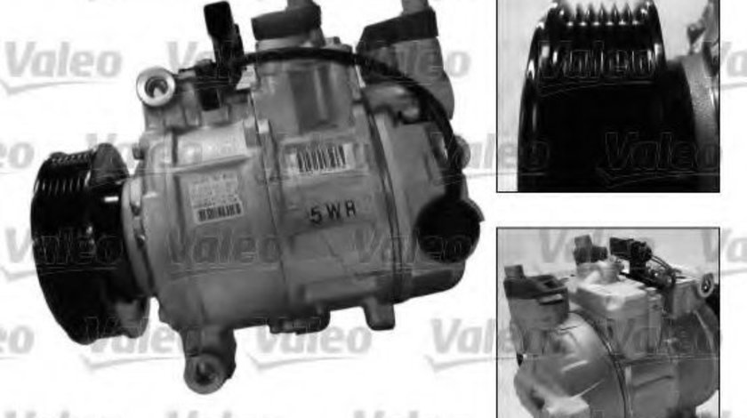 Compresor, climatizare AUDI A4 Avant (8ED, B7) (2004 - 2008) VALEO 813150 piesa NOUA