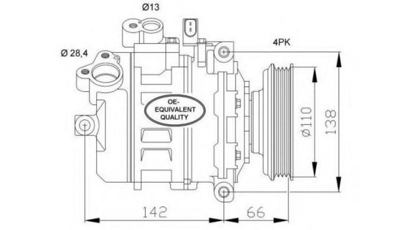 Compresor, climatizare Audi AUDI A4 Avant (8E5, B6) 2001-2004 #2 0300K226