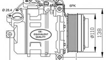 Compresor, climatizare BMW Seria 1 (E87) (2003 - 2...