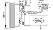 Compresor, climatizare BMW Seria 3 Compact (E36) (...