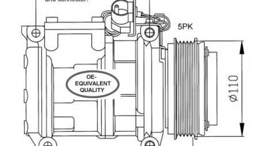 Compresor, climatizare BMW Seria 3 (E36) (1990 - 1998) NRF 32048 piesa NOUA