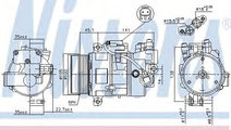 Compresor, climatizare BMW Seria 3 (E90) (2005 - 2...