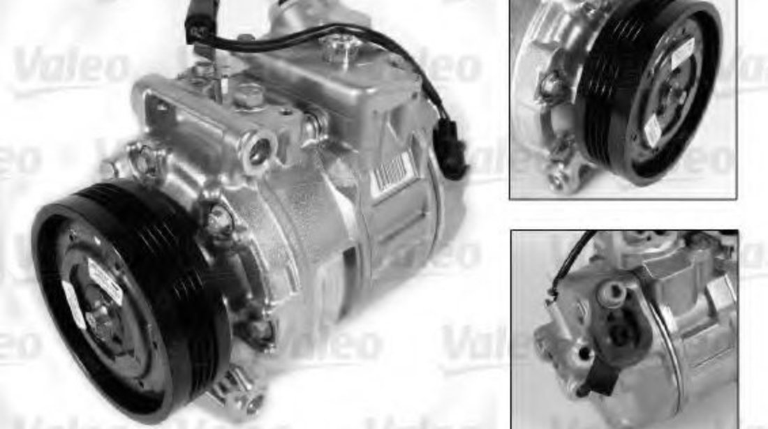 Compresor, climatizare BMW Seria 5 (E60) (2003 - 2010) VALEO 813194 piesa NOUA