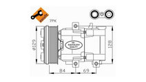 Compresor, climatizare Ford TRANSIT bus 2006-2016 ...