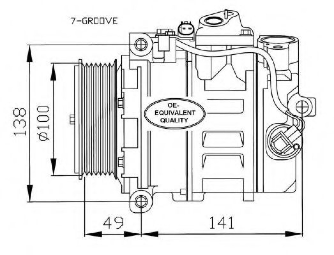 Compresor, climatizare MERCEDES CLK Cabriolet (A209) (2003 - 2010) NRF 32216 piesa NOUA