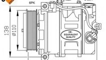 Compresor, climatizare MERCEDES E-CLASS (W210) (19...