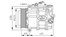 Compresor, climatizare Mercedes E-CLASS (W212) 200...