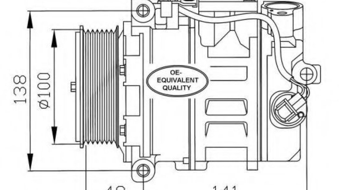 Compresor, climatizare MERCEDES S-CLASS Cupe (C215) (1999 - 2006) NRF 32216 piesa NOUA