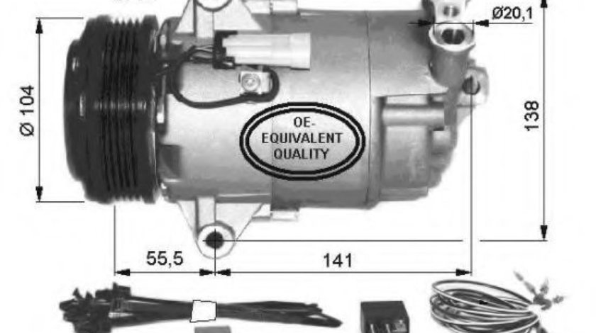 Compresor, climatizare OPEL ASTRA G Combi (F35) (1998 - 2009) NRF 32426 piesa NOUA