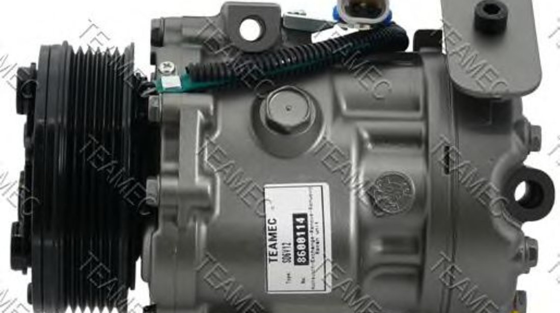 Compresor, climatizare OPEL ASTRA G Limuzina (F69) (1998 - 2009) TEAMEC 8600114 piesa NOUA