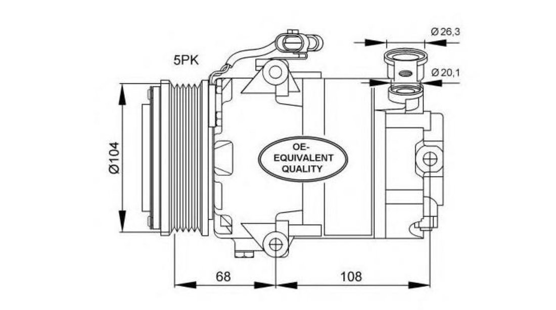 Compresor, climatizare Opel CORSA C (F08, F68) 2000-2009 #3 09165714