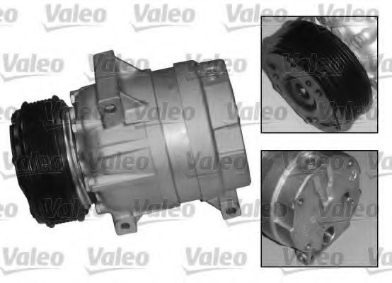 Compresor, climatizare OPEL MOVANO platou / sasiu (U9, E9) (1998 - 2010) VALEO 699861 piesa NOUA