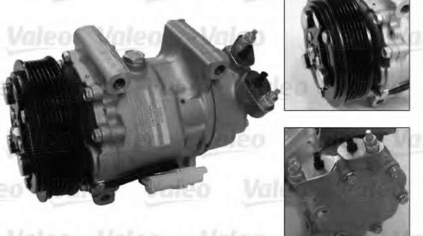 Compresor, climatizare PEUGEOT 206 CC (2D) (2000 - 2016) VALEO 813189 piesa NOUA