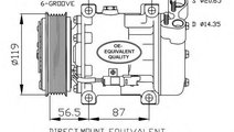 Compresor, climatizare PEUGEOT 807 (E) (2002 - 201...